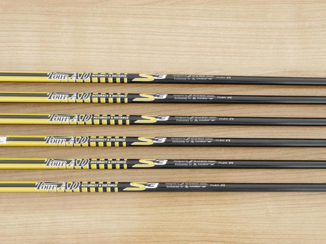 Iron set : Other Brand : ชุดเหล็ก Cobra S3 มีเหล็ก 5-Pw (6 ชิ้น) ก้านกราไฟต์ Tour AD Flex R