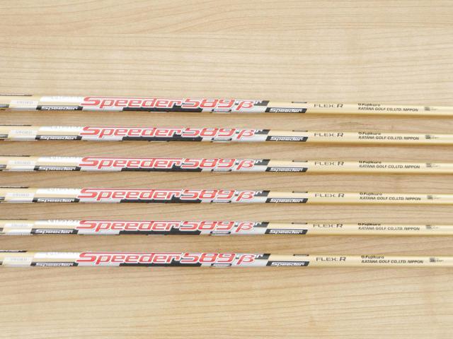 Iron set : Katana : ชุดเหล็ก Katana Sword ATC-589b (ปี 2017) มีเหล็ก 6-Pw,Aw (6 ชิ้น) ก้านกราไฟต์ Fujikura Speeder 589 Flex R