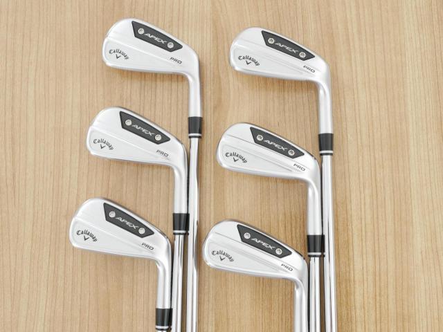 Iron set : Callaway : ชุดเหล็ก Callaway APEX Pro Forged (ออกปี 2024) มีเหล็ก 5-Pw (6 ชิ้น) ก้านเหล็ก NS Pro Modus 120 Flex S