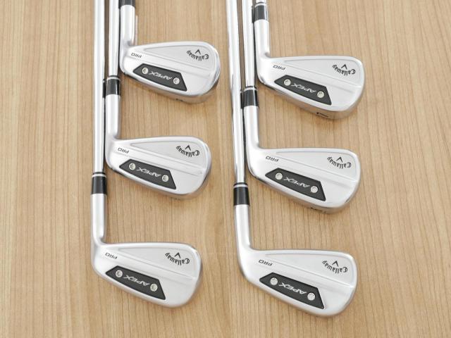 Iron set : Callaway : ชุดเหล็ก Callaway APEX Pro Forged (ออกปี 2024) มีเหล็ก 5-Pw (6 ชิ้น) ก้านเหล็ก NS Pro Modus 120 Flex S