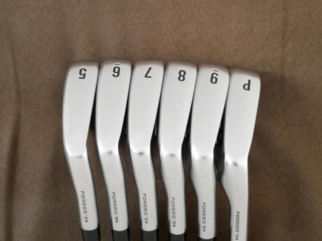 Iron set : Callaway : ชุดเหล็ก Callaway APEX Pro Forged (ออกปี 2024) มีเหล็ก 5-Pw (6 ชิ้น) ก้านเหล็ก NS Pro Modus 120 Flex S