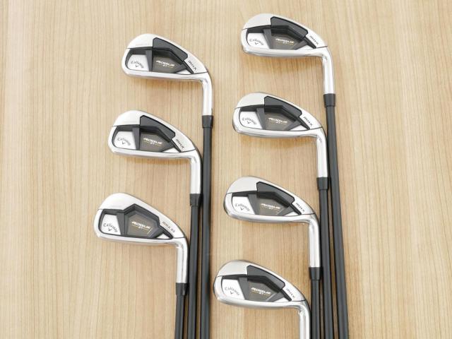 Iron set : Callaway : ชุดเหล็ก Callaway Rogue ST Max (ออกปี 2022 ตีง่าย ไกลมาก) มีเหล็ก 5-Pw,Aw (7 ชิ้น) ก้านกราไฟต์ Fujikura VENTUS 5 Flex R