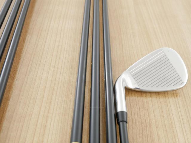 Iron set : Callaway : ชุดเหล็ก Callaway Rogue ST Max (ออกปี 2022 ตีง่าย ไกลมาก) มีเหล็ก 5-Pw,Aw (7 ชิ้น) ก้านกราไฟต์ Fujikura VENTUS 5 Flex R