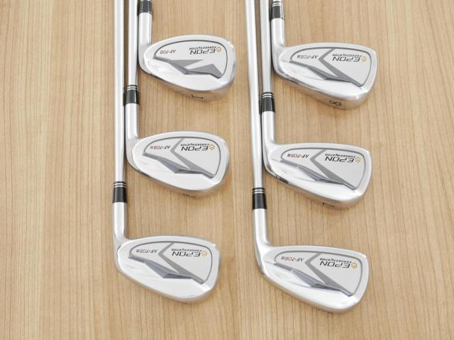 Iron set : Epon : ชุดเหล็ก EPON AF-706S Forged (รุ่นปี 2023 ใบใหญ่ ตีง่าย ไกล) มีเหล็ก 6-Pw,Tw (6 ชิ้น) ก้านเหล็ก KBS Tour 105 Flex R