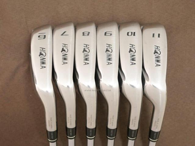 Iron set : Honma : ชุดเหล็ก Honma Bezeal 525 (ออกปี 2016 รุ่นนี้ใบใหญ่ที่สุดของ Honma) มีเหล็ก 6-11 (6 ชิ้น เทียบเท่า 5-Pw) ก้านเหล็ก NS Pro 950 Flex R