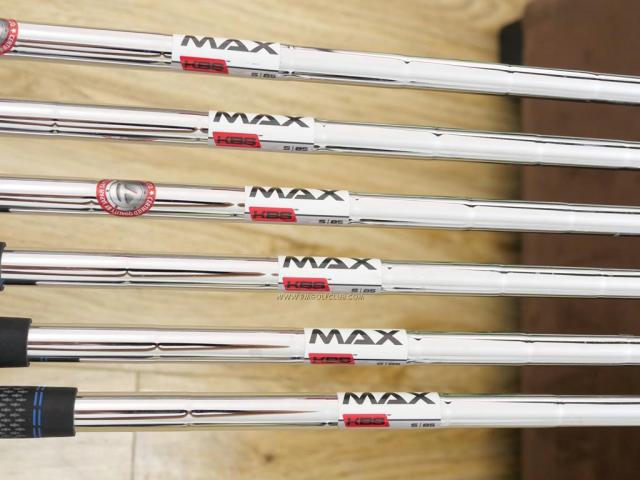 Iron set : Taylormade : ชุดเหล็ก Taylormade SIM MAX (ออกปี 2020 Japan Spec.) มีเหล็ก 5-Pw (6 ชิ้น) ก้านเหล็ก KBS MAX 85 Flex S