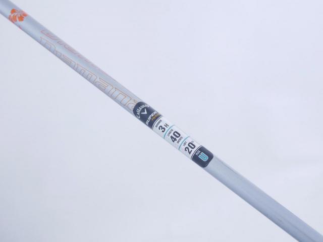 Fairway Wood : callaway : ไม้กระเทย Callaway Super Hybrid (ออกปี 2021) Loft 20 ก้าน Mitsubishi Diamana 45 Flex R