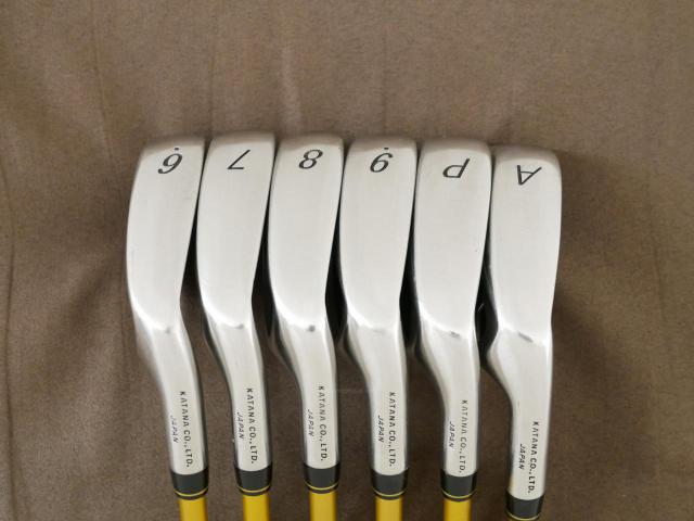 Iron set : Katana : ชุดเหล็ก Katana Sword EX500 มีเหล็ก 6-Pw,Aw (6 ชิ้น) ก้าน Sword Fujikura Rombax Flex SR