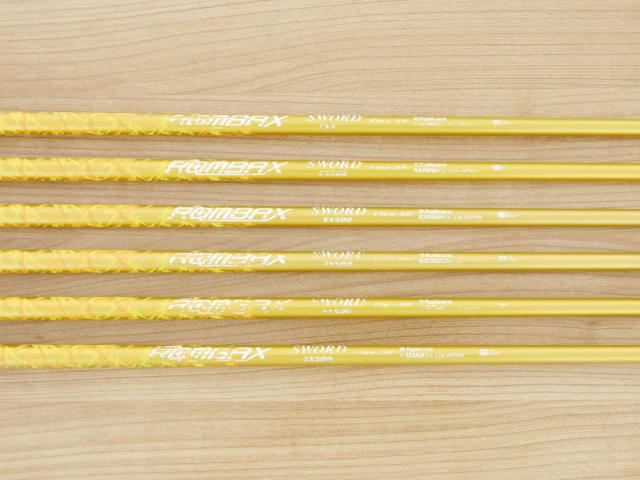 Iron set : Katana : ชุดเหล็ก Katana Sword EX500 มีเหล็ก 6-Pw,Aw (6 ชิ้น) ก้าน Sword Fujikura Rombax Flex SR