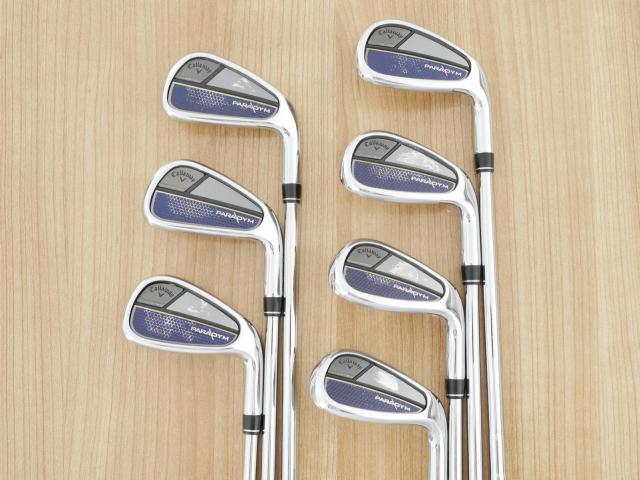 Iron set : Callaway : ชุดเหล็ก Callaway Paradym (ออกปี 2023 Japan Spec.) มีเหล็ก 6-Pw,Aw,52 (7 ชิ้น) ก้านเหล็ก NS Pro 950 NEO Flex S