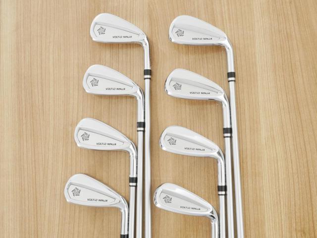 Iron set : Katana : ชุดเหล็ก Katana Voltio NINJA Hybrid Iron (ปี 2020 หน้าเด้ง ตีไกล) มีเหล็ก 6-Pw,Aw,As,Sw (8 ชิ้น) ก้านกราไฟต์ Fujikura Voltio 40 Flex R