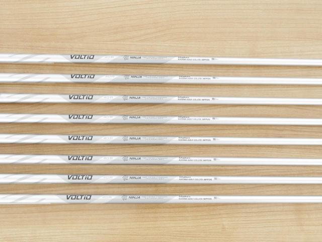 Iron set : Katana : ชุดเหล็ก Katana Voltio NINJA Hybrid Iron (ปี 2020 หน้าเด้ง ตีไกล) มีเหล็ก 6-Pw,Aw,As,Sw (8 ชิ้น) ก้านกราไฟต์ Fujikura Voltio 40 Flex R