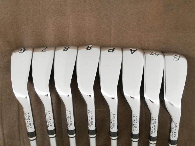 Iron set : Katana : ชุดเหล็ก Katana Voltio NINJA Hybrid Iron (ปี 2020 หน้าเด้ง ตีไกล) มีเหล็ก 6-Pw,Aw,As,Sw (8 ชิ้น) ก้านกราไฟต์ Fujikura Voltio 40 Flex R