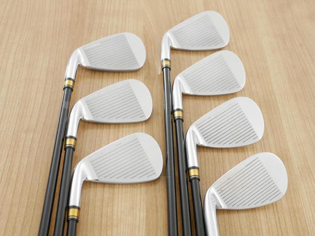 Iron set : Yonex : ชุดเหล็ก Yonex Royal E-Zone (รุ่นท๊อปสุด ก้านดีมาก หน้าเด้ง ตีไกลสุดๆ) มีเหล็ก 6-Pw,Aw,Sw (7 ชิ้น) ก้านกราไฟต์ NANOPREME Flex R