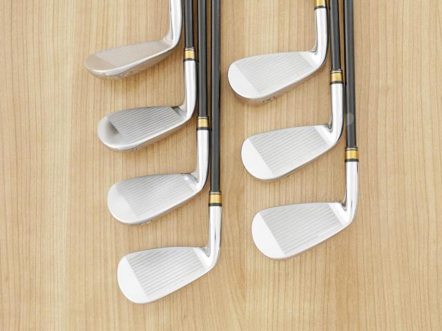 Iron set : Yonex : ชุดเหล็ก Yonex Royal E-Zone (รุ่นท๊อปสุด ก้านดีมาก หน้าเด้ง ตีไกลสุดๆ) มีเหล็ก 6-Pw,Aw,Sw (7 ชิ้น) ก้านกราไฟต์ NANOPREME Flex R