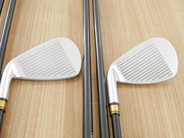 Iron set : Yonex : ชุดเหล็ก Yonex Royal E-Zone (รุ่นท๊อปสุด ก้านดีมาก หน้าเด้ง ตีไกลสุดๆ) มีเหล็ก 6-Pw,Aw,Sw (7 ชิ้น) ก้านกราไฟต์ NANOPREME Flex R