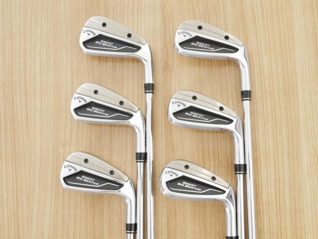 Iron set : Callaway : ชุดเหล็ก Callaway Great Big Bertha (ออกปี 2023 Japan Spec แพงสุด ตีง่ายสุด ไกล) มีเหล็ก 5-Pw (6 ชิ้น) ก้านเหล็ก NS Pro 950 NEO Flex S