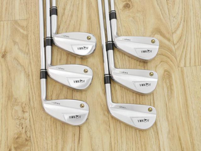 Iron set : Honma : ชุดเหล็ก Honma Tour World TR21X (ออกปี 2021 ตีง่าย ไกล) มีเหล็ก 5-10 (6 ชิ้น) ก้านเหล็ก NS Pro 950 NEO Flex S