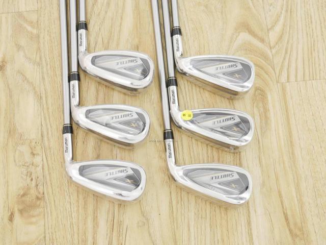 Iron set : Maruman : **ของใหม่ ยังไม่แกะพลาสติก** ชุดเหล็ก Maruman Shuttle Type X (ออกปี 2020 ตีง่าย ไกลสุดๆๆๆๆ) มีเหล็ก 6-Pw,Pa (6 ชิ้น) ก้านกราไฟต์ Mitsubishi Flex SR