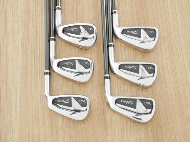 Iron set : Titleist : ชุดเหล็ก Titleist VG3 Forged (Japan Spec.) มีเหล็ก 5-Pw (6 ชิ้น) ก้านกราไฟต์ Fujikura MOTORE 6.0i Flex S