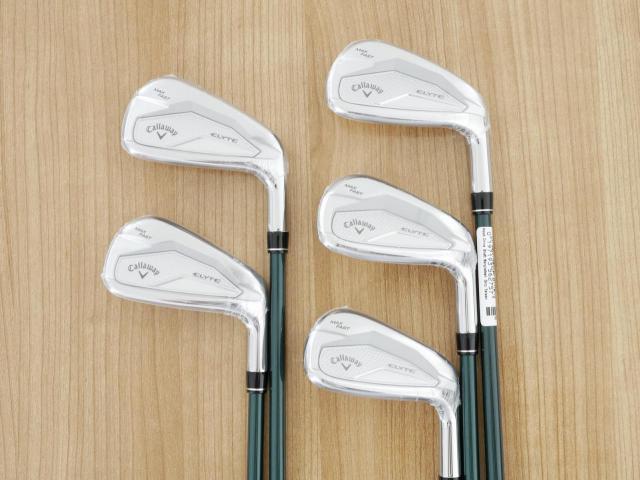Iron set : Callaway : **ของใหม่ ยังไม่แกะพลาสติก** ชุดเหล็ก Callaway ELYTE Max Fast (รุ่นล่าสุด ออกปี 2025 ตีง่ายมาก ไกล Japan Spec.) มีเหล็ก 6-Pw (5 ชิ้น) ก้านกราไฟต์ UST Mamiya LINQ 40 Flex R