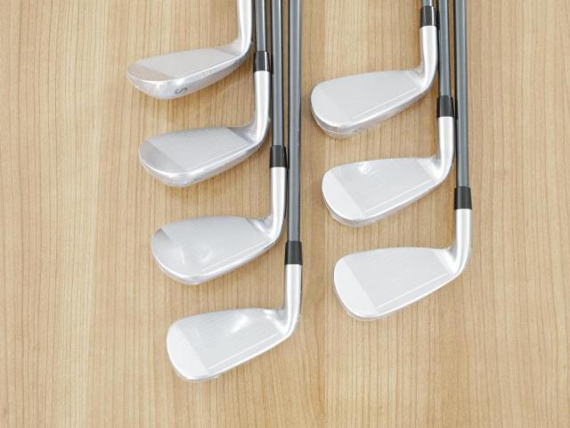 Iron set : Yamaha : **ของใหม่ ยังไม่แกะพลาสติก** ชุดเหล็ก Yamaha Inpres DriveStar Type D (รุ่นล่าสุด ออกปี 2024 ตีไกลที่สุด ไกลกว่าเหล็กทั่วไป 2 เบอร์ หน้าเด้งมากๆ) มีเหล็ก 7-Pw,Aw,As,Sw (7 ชิ้น) ก้านกราไฟต์ Fujikura Speeder NX M-425i Flex R