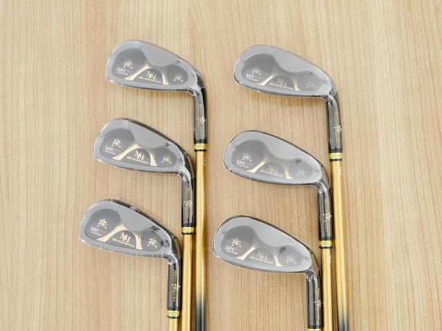 Iron set : Other Brand : **ของใหม่ ยังไม่แกะพลาสติก** ชุดเหล็ก Mutsumi Honma MH777 One Length (ใบใหญ่ ตีง่าย ไกล) มีเหล็ก 5-Pw (6 ชิ้น) ก้านกราไฟต์ Flex SR