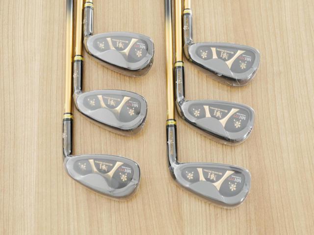 Iron set : Other Brand : **ของใหม่ ยังไม่แกะพลาสติก** ชุดเหล็ก Mutsumi Honma MH777 One Length (ใบใหญ่ ตีง่าย ไกล) มีเหล็ก 5-Pw (6 ชิ้น) ก้านกราไฟต์ Flex SR