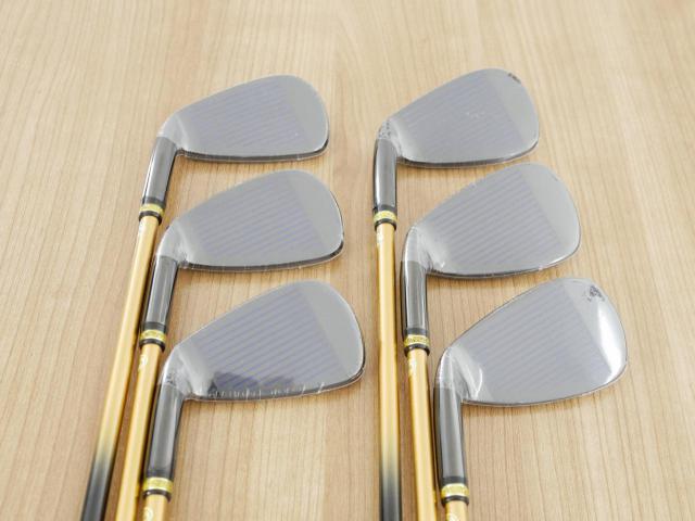 Iron set : Other Brand : **ของใหม่ ยังไม่แกะพลาสติก** ชุดเหล็ก Mutsumi Honma MH777 One Length (ใบใหญ่ ตีง่าย ไกล) มีเหล็ก 5-Pw (6 ชิ้น) ก้านกราไฟต์ Flex SR