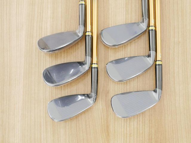 Iron set : Other Brand : **ของใหม่ ยังไม่แกะพลาสติก** ชุดเหล็ก Mutsumi Honma MH777 One Length (ใบใหญ่ ตีง่าย ไกล) มีเหล็ก 5-Pw (6 ชิ้น) ก้านกราไฟต์ Flex SR