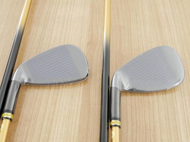 Iron set : Other Brand : **ของใหม่ ยังไม่แกะพลาสติก** ชุดเหล็ก Mutsumi Honma MH777 One Length (ใบใหญ่ ตีง่าย ไกล) มีเหล็ก 5-Pw (6 ชิ้น) ก้านกราไฟต์ Flex SR