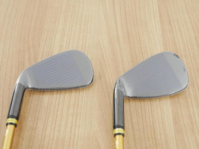 Iron set : Other Brand : **ของใหม่ ยังไม่แกะพลาสติก** ชุดเหล็ก Mutsumi Honma MH777 One Length (ใบใหญ่ ตีง่าย ไกล) มีเหล็ก 5-Pw (6 ชิ้น) ก้านกราไฟต์ Flex SR