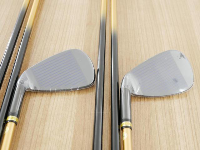 Iron set : Other Brand : **ของใหม่ ยังไม่แกะพลาสติก** ชุดเหล็ก Mutsumi Honma MH777 One Length (ใบใหญ่ ตีง่าย ไกล) มีเหล็ก 5-Pw (6 ชิ้น) ก้านกราไฟต์ Flex SR