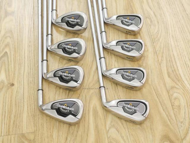 Iron set : Callaway : ชุดเหล็ก Callaway Warbird มีเหล็ก 4-Pw,Sw (8 ชิ้น) ก้านเหล็ก Flex R