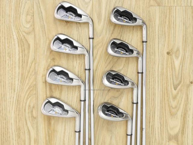 Iron set : Callaway : ชุดเหล็ก Callaway Warbird มีเหล็ก 4-Pw,Sw (8 ชิ้น) ก้านเหล็ก Flex R