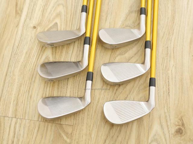 Iron set : Tsuruya : ชุดเหล็ก Tsuruya Onesider SE (ใบใหญ่ หน้าเด้ง) มีเหล็ก 5-Pw (6 ชิ้น) ก้านกราไฟต์ Flex R