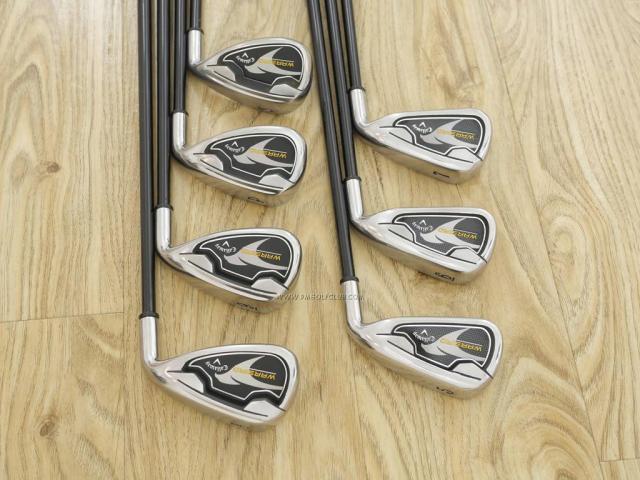 Iron set : Callaway : ชุดเหล็ก Callaway Warbird มีเหล็ก 5-Pw,Sw (7 ชิ้น) ก้านกราไฟต์ Flex R