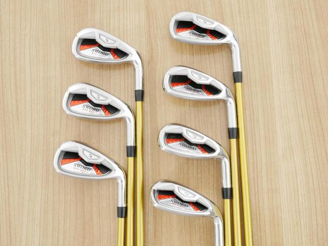 Iron set : Katana : ชุดเหล็ก Katana Sword ATC-589a (หน้าเด้ง) มีเหล็ก 6-Pw,Aw,Sw (7 ชิ้น) ก้านกราไฟต์ Fujikura Speeder 589 Flex R