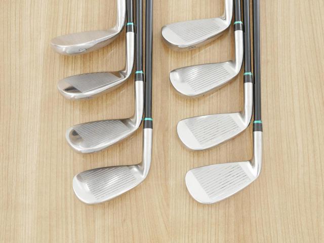 Iron set : Kasco : ชุดเหล็ก Kasco D-Max AR (ใบใหญ่หน้าเด้ง ไกล) มีเหล็ก 5-Pw,Aw,Sw (8 ชิ้น) ก้านกราไฟต์ Flex R