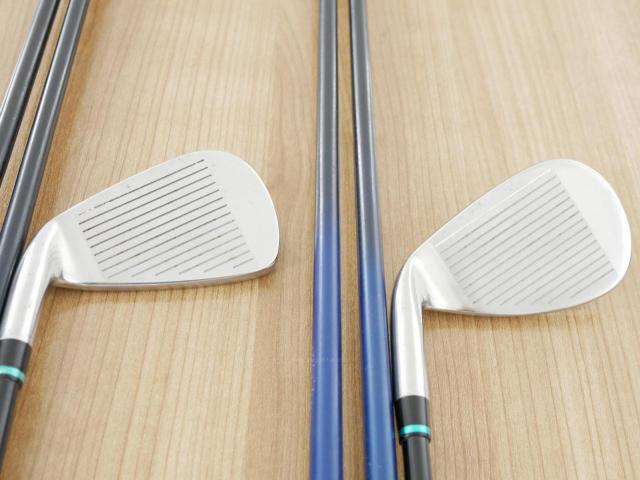 Iron set : Kasco : ชุดเหล็ก Kasco D-Max AR (ใบใหญ่หน้าเด้ง ไกล) มีเหล็ก 5-Pw,Aw,Sw (8 ชิ้น) ก้านกราไฟต์ Flex R