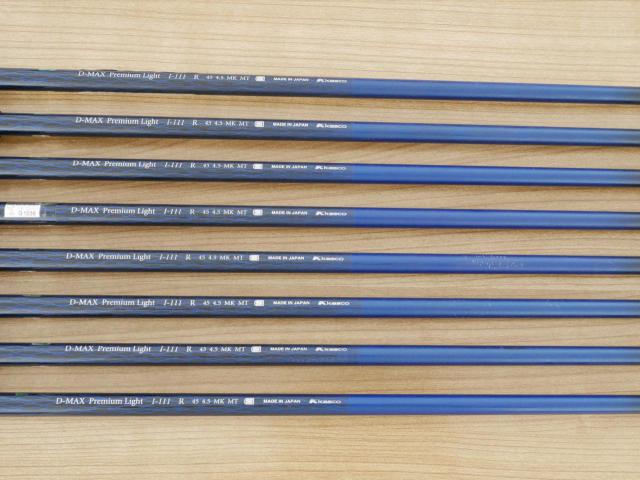 Iron set : Kasco : ชุดเหล็ก Kasco D-Max AR (ใบใหญ่หน้าเด้ง ไกล) มีเหล็ก 5-Pw,Aw,Sw (8 ชิ้น) ก้านกราไฟต์ Flex R