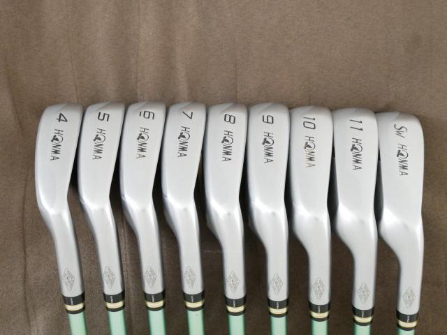 Iron set : Honma : ชุดเหล็ก Honma Beres IE-03 (ปี 2016 เหมาะกับซีเนียร์) มีเหล็ก 4-11,Sw (9 ชิ้น) ก้าน ARMRQ 8 (45) Flex R (2 ดาว)