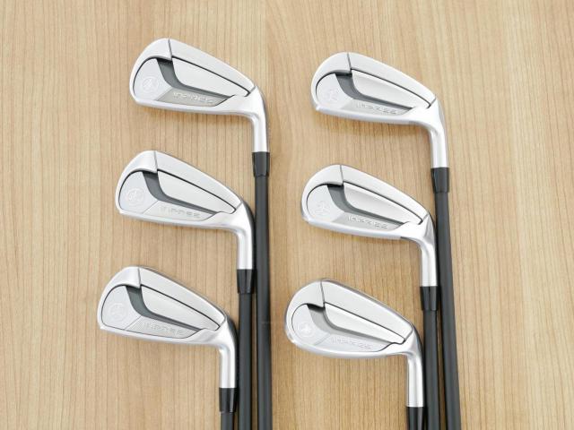 Iron set : Yamaha : ชุดเหล็ก Yamaha Inpres DriveStar Type S (รุ่นล่าสุด ปี 2025 ตีไกลที่สุด ไกลกว่าเหล็กทั่วไป 2 เบอร์ หน้าเด้งมากๆ) มีเหล็ก 6-Pw,Aw (6 ชิ้น) ก้านกราไฟต์ Fujikura TRAVIL 85 Flex S