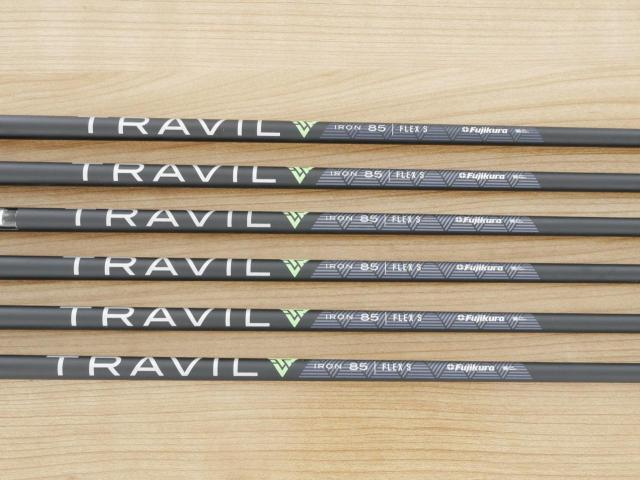 Iron set : Yamaha : ชุดเหล็ก Yamaha Inpres DriveStar Type S (รุ่นล่าสุด ปี 2025 ตีไกลที่สุด ไกลกว่าเหล็กทั่วไป 2 เบอร์ หน้าเด้งมากๆ) มีเหล็ก 6-Pw,Aw (6 ชิ้น) ก้านกราไฟต์ Fujikura TRAVIL 85 Flex S