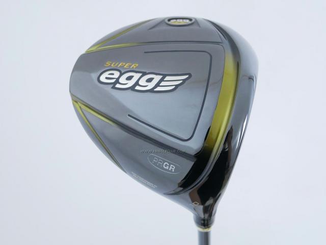 Driver : PRGR : ไดรเวอร์ PRGR Super EGG Long Spec (รุ่นใหม่ ออกปี 2018 หน้าเด้งเกินกฏ COR 0.86) Loft 10 ก้าน M-37 Flex R