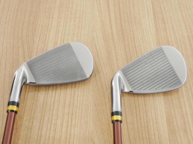 Iron set : Maruman : ชุดเหล็ก Maruman Majesty Prestigio X (รุ่นท๊อปสุด ปี 2020 หน้าเด้ง ตีไกลมาก ของใหม่ 1.2 แสนบาท) มีเหล็ก 7-10,Pw,Aw,Sw (7 ชิ้น เทียบเท่า 6-Pw,Aw,Sw) ก้านกราไฟต์ Flex R