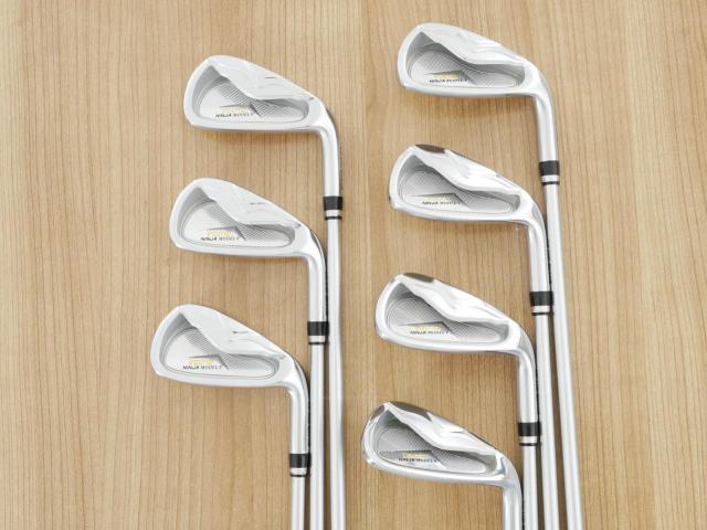 Iron set : Katana : ชุดเหล็ก Katana Voltio NINJA Model V (ปี 2020 หน้าเด้ง ตีไกล) มีเหล็ก 6-Pw,Aw,Sw (7 ชิ้น) ก้านกราไฟต์ Fujikura Voltio 40 Flex SR