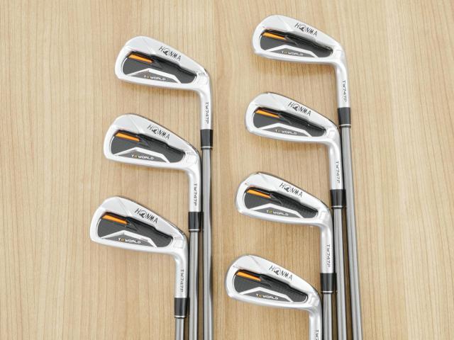 Iron set : Honma : ชุดเหล็ก Honma Tour World TW747P (รุ่นปี 2019) มีเหล็ก 5-11 (7 ชิ้น) ก้านกราไฟต์ Honma Vizard 50 Flex R