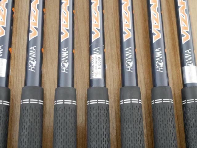 Iron set : Honma : ชุดเหล็ก Honma Tour World TW747P (รุ่นปี 2019) มีเหล็ก 5-11 (7 ชิ้น) ก้านกราไฟต์ Honma Vizard 50 Flex R