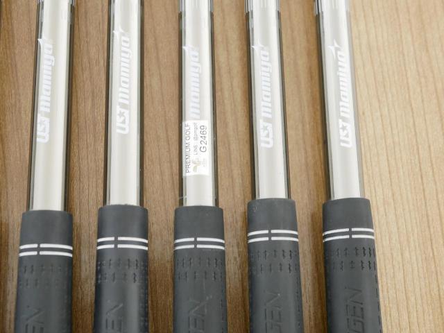 Iron set : Mizuno : ชุดเหล็ก Mizuno Pro 221 Forged (ปี 2023 นุ่ม แน่น คมมากๆๆ) มีเหล็ก 5-Pw (6 ชิ้น) ก้านกราไฟต์ UST Mamiya RECOIL 95 F3 Flex R